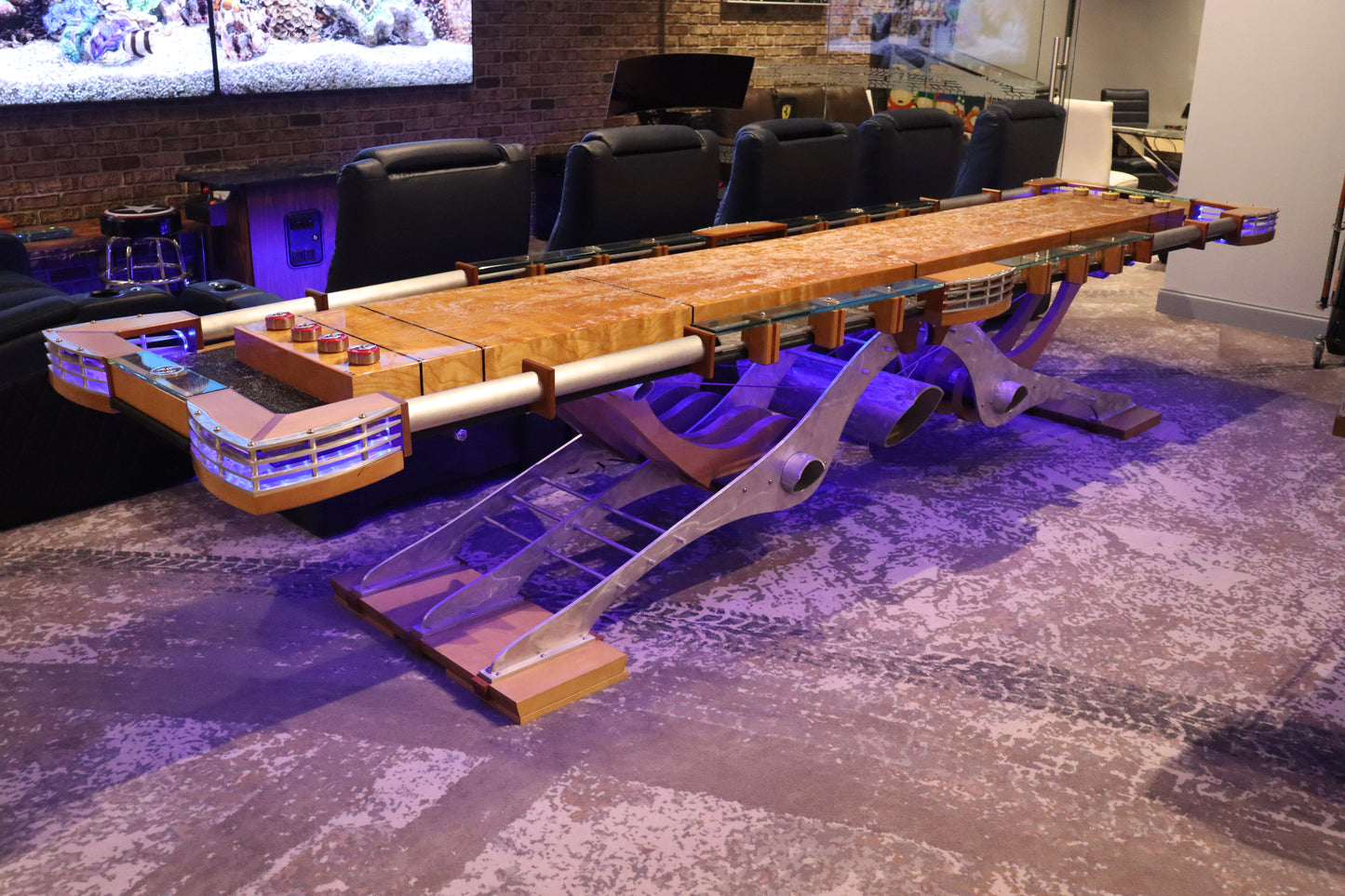 The Great Galveston Shuffleboard Table